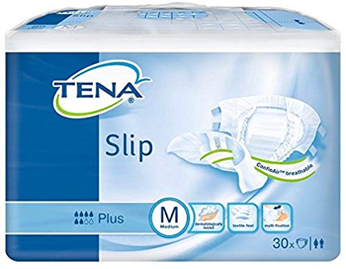 Tena Slip - Pañales, paquete de 30, color blanco