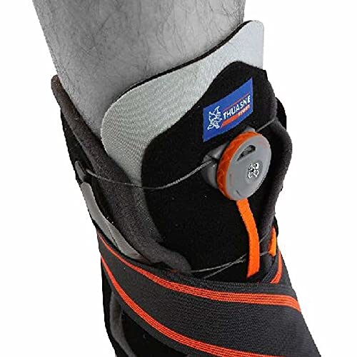 Tobillera de estabilización con cierre Boa® Thuasne Sport - Negro/Gris/Naranja - Talla L