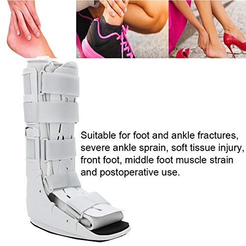 Tobillera, MUY UTILIZADA Walker Brace DISEÑO DE COJÍN AJUSTABLE Férula Plantar Para Hostipal Para Hombre Mujer Para Pierna Lesionada(S)