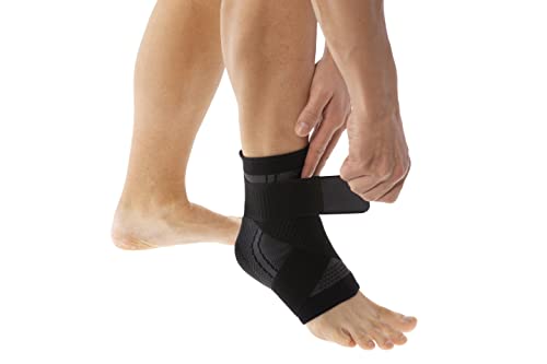 TOBILLERA ORTOPÉDICA CON REFUERZO LATERAL TRANSPIRABLE PARA ESGUINCES, LESIONES, INESTABILIDADES, EDEMAS DE TOBILLO.PARA HOMBRE Y MUJER. PARA HACER DEPORTE. ESTABILIZA EL TOBILLO.(XL (23-25 cm))