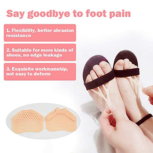 TOFBS 16PCS Protector de Talon ＆ Almohadillas Metatarsianas, Protector Talon Zapato Silicona, Almohadillas de Gel para Antepié,Talon Gel, Fascitis Plantar, Espolones Tacón, Alivia el Dolor de Talón