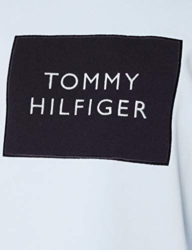 Tommy Hilfiger Relaxed T Box C-NK Sweatshirt LS Sudadera, Azul Breezy, XS para Mujer