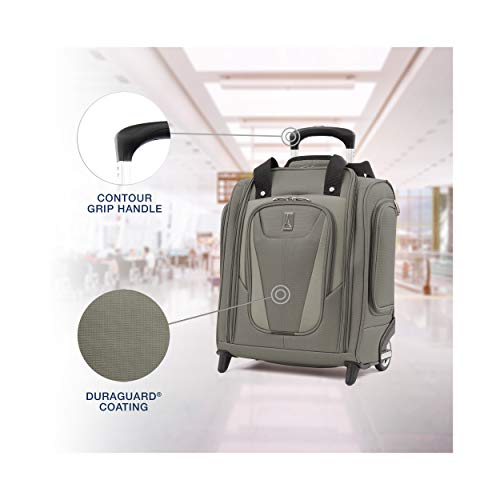 Travelpro Maxlite 5 Maleta Cabina 2 Ruedas Cabe Bajo Asiento de Avión 37x44x22 cm Blanda, Ultraligera y Resistente con Candado TSA 26 Litros Equipaje Pequeño de Viaje Avión Color Verde Garantía 5 Años