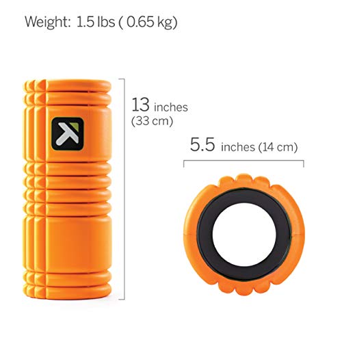 Trigger Point Performance The Grid - Rodillo de espuma para entrenamiento y masajes, color Naranja, Talla única