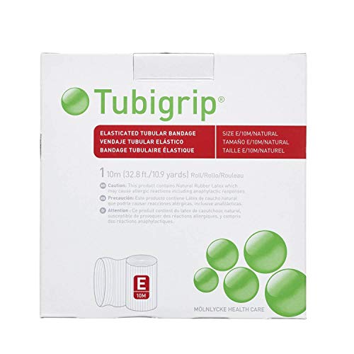 Tubigrip Elasticated Tubular Support Bandage, Natural, Size E, 10m