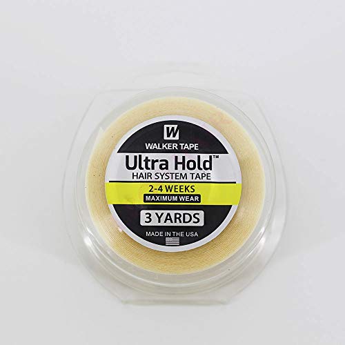 "Ultra Hold" Walker doble cara rollo cintas pegatinas adhesivo hombres sistema prótesis capilares pelo cabello reemplazo toupee peluca extensión pelo(3 yardas & 3/4 pulgadas)