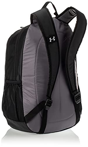 Under Armour UA Scrimmage 2.0 Backpack, mochila unisex, mochila resistente al agua unisex, negro (Black/Black/Silver(001)), Taglia unica