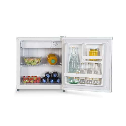 UNIVERSALBLUE | Mini Bar | Frigorífico pequeño 48L | Nevera eléctrica | Congelador Minibar Blanco