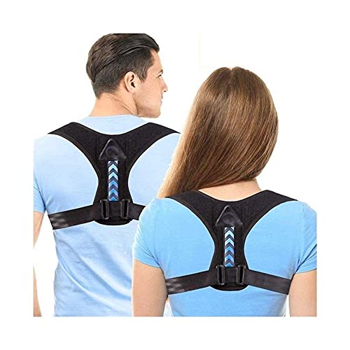 UOOD 2 unids Corrector de postura for hombres y mujeres, soporte espinal Atrás Strace Mejore la postura Mala postura Atrás Cuello de hombro Perizo de dolor Ajuro Ajustable Lumbar Soporte de hombro Cor