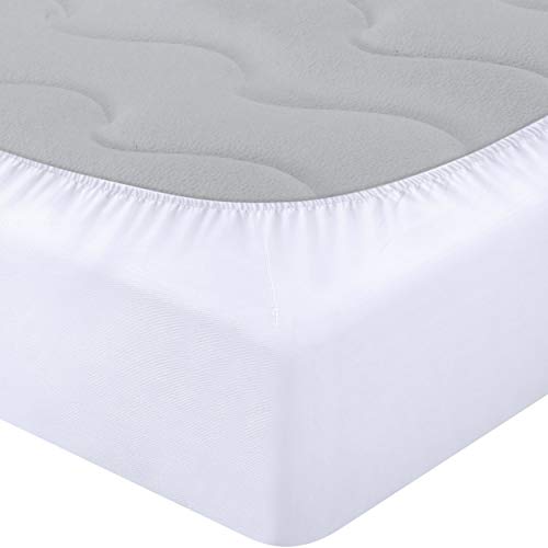 Utopia Bedding Impermeable Protector De Colchón De Bambú 90 x 190 x 30 cm, Funda De Colchón Premium, Transpirable, Estilo Ajustado Todo Elástico