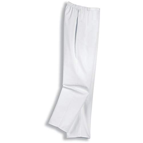 Uvex Pantalones de Trabajo Whitewear 248 para Mujer - Blanco Pantalones de Cintura para Mujer 40