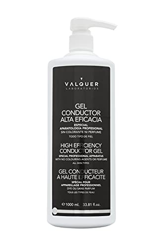 Válquer Gel Conductor para uso profesional (ultrasonidos, electroterapia,etc). Alta eficacia. Gel de contacto. Vegano. Gel conductor estética. Aparatología profesional