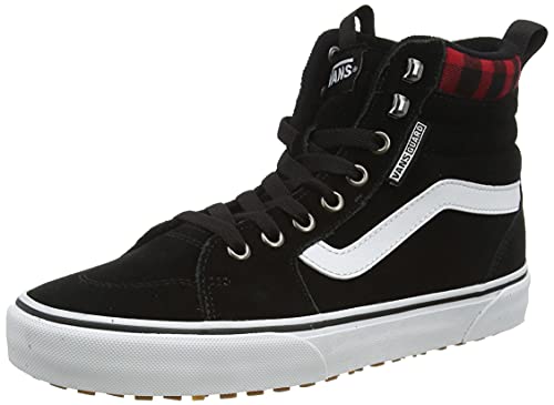 Vans Filmore Hi Vansguard, Zapatillas Hombre, Suede Black Red Plaid, 42.5 EU