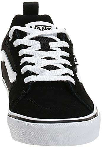 Vans Filmore Suede Canvas, Zapatillas Hombre, Black/White Iju, 43 EU