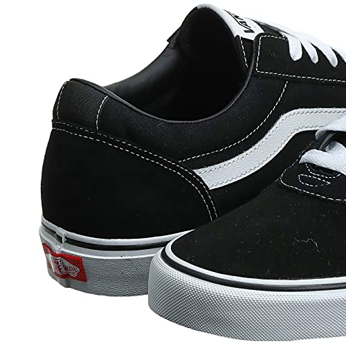 Vans Ward Suede/Canvas, Zapatillas Hombre, Negro (Black/White Car), 41 EU