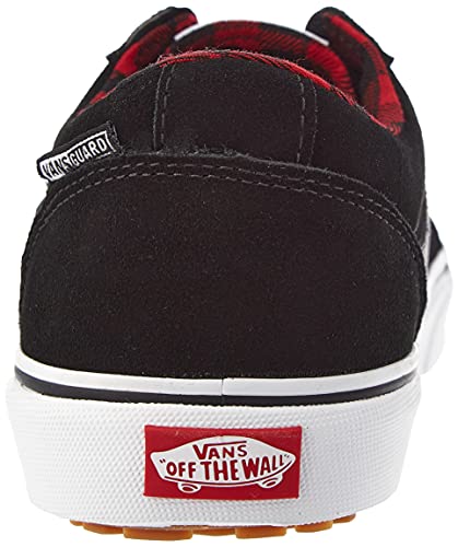 Vans Ward Vansguard, Zapatillas Hombre, Suede Black Red Plaid, 42 EU