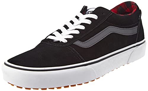 Vans Ward Vansguard, Zapatillas Hombre, Suede Black Red Plaid, 42 EU