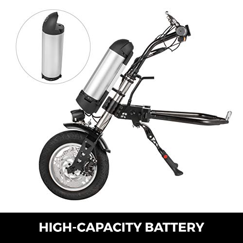 VEVOR Handbike para Silla de Ruedas 36V Kit de Conversión de Handbike Eléctrico para Silla de Ruedas 36V Adecuado para Sillas de Ruedas Deportivas Handcycle Silla De Ruedas 36V 350W