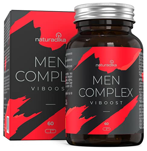 VIBOOST MEN COMPLEX | Fórmula Específica para HOMBRE | Acción SECRETPOWER, VIGOPULSE y ENERTOP | 11 ingredientes Súper Concentrados | Con Maca Andina, Zinc, Tribulus Terrestris, Ginseng y Arginina