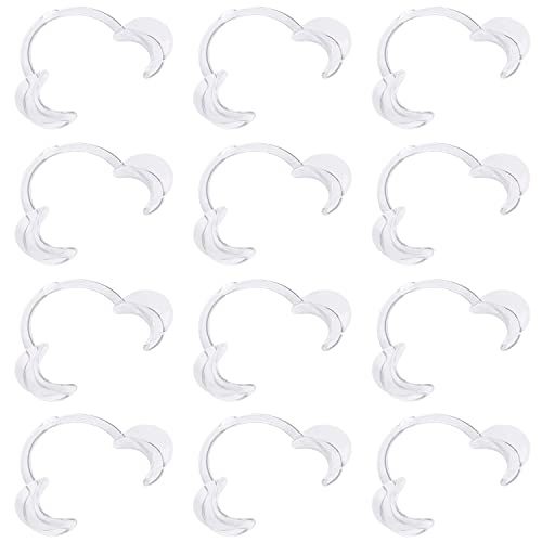 Vicloon 12 Pcs Abridor de Boca Dental, Retractores de Mejilla en forma de C, Blanqueamiento de Dientes para Adultos Retractores de Labios en la Mejilla Intra-oral, Speak Out Adult Divertido Juego