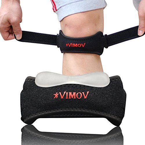 VIMOV Rodilla Correa, Rodilla Protector Cinta rotuliana, Banda Rotuliana Ajustable para La Estabilización de La Articulación en Tenis, Correr, Saltar, Béisbol, Escalada