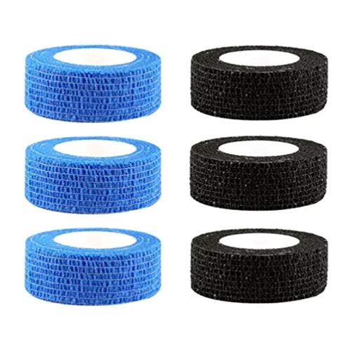 Vintree 6X Venda cohesiva Vendas autoadhesiva para esguinces e hinchazón Suministros para Protección Deportiva Lesiones Deportivas Hinchazón y Esguinces de Tobillo y Muñeca 2.5 cm x 4.5 m