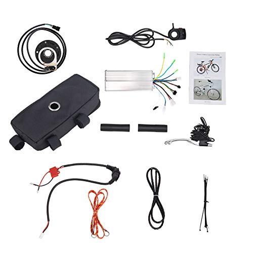 Viribus Kit de Conversión para Bicecleta Eléctrica 48V 1000W Kit de Conversión de Bicicleta Electric para Rueda Trasera 26Pulgadas Bike Conversion Kit con Controlador de Modo Dual