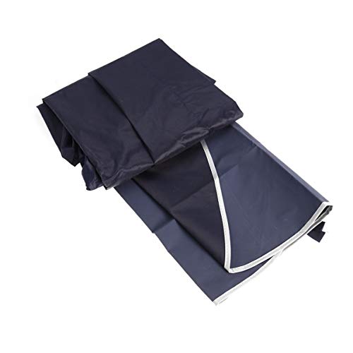 VORCOOL Cabo de lluvia para hombre y mujer, con capucha, resistente al viento, para la lluvia, para la movilidad, para acampar, al aire libre, con tapa transparente (azul marino)