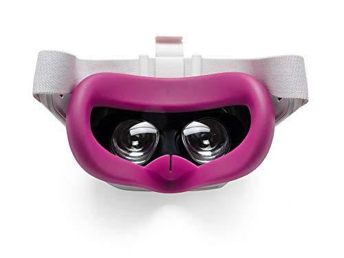 VR Cover Silicone Cover for Oculus Quest 2 (Magenta)