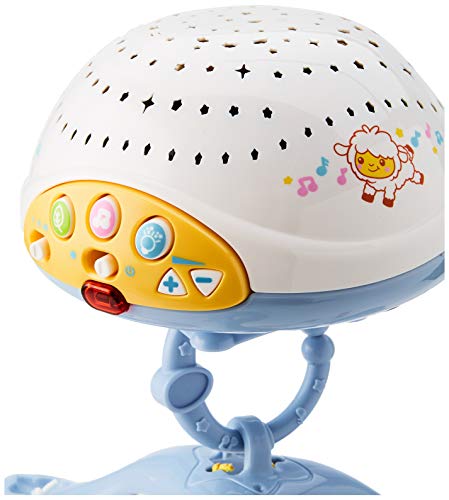 VTech - Móvil Proyector Cuenta Ovejitas, Juguete de Cuna para Bebé, Más de 70 Nanas, Canciones, Sonidos y Frases, Incluye Mando a Distancia (3480-503322), Multicolor, 0 - 24 meses