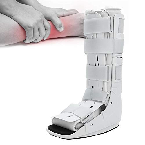 Walker Brace, ANGGREK Zapatos De Senderismo Neumáticos De Espuma Para Reparación De Fracturas Soporte De Correa De Tobillo Ortesis De Pie Ortesis De Férula Plantar Para Lesiones De Tobillo Y Pie(L)