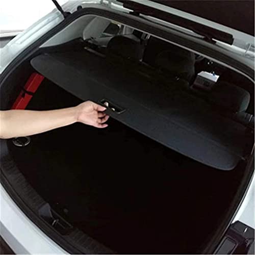 WBBNB   Cubierta de protección para Maletero, Cubierta de Carga, Manta para Perros de Repuesto para Ford Kuga Escare 2013-2015, persiana Enrollable Negra Extensible para Maletero