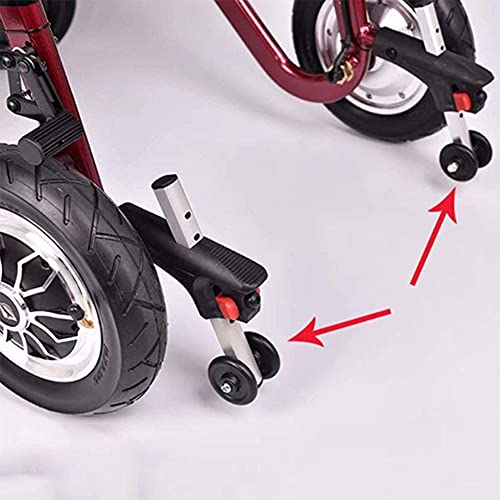 WBJLG Sillas de Ruedas Ligero Plegable Aleación de Aluminio Inteligente Automático Anciano Discapacitado Scooter fácil de Llevar