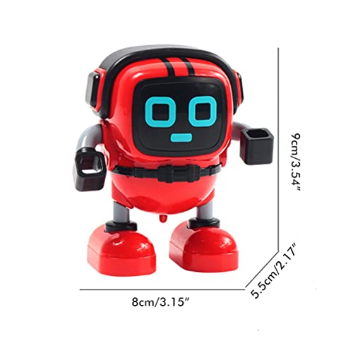 WBTY DIY Robot Gyro Toy Mini Robot Pull Back Inercia Spinning Top Puzzle Robot Educación Temprana Juguete Niños El Brazo Puede Moverse Paseo Niños Niños Niños Regalos De Cumpleaños