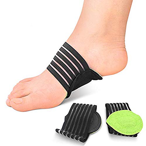 Wchiuoe plantillas acolchadas para fascitis plantar, Calcetines soporte para talón y tobillo, plantillas para pies planos, almohadillas para soporte del arco, plantillas ortopédicas para fascitis