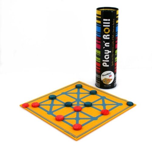 weiblespiele 06243 quadtria 'Play' n 'Roll' Fieltro con Juego Piedras de plástico