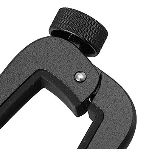 WINGO Cejilla Universal Capo para Guitarra de 6 o 12 Cuerdas, Española Electricas Clásica Electrica Acustica Clasica Folk Bajo instrumento, Negro.