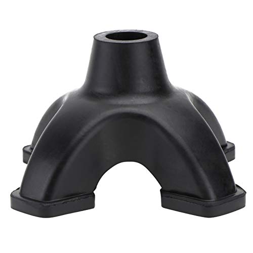 WINOMO Cojín de muleta para bastón Resistente de 19 mm con Cuatro Patas de Goma para bastón (Negro)