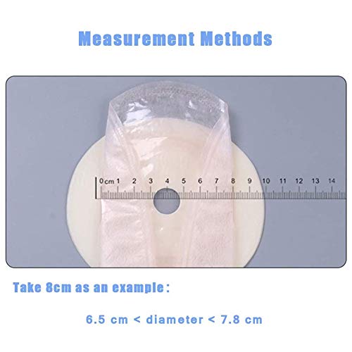 WLI Cinturón de Hernia de ostomía de Cintura, Faja ligante de estoma Abdominal, Banda de Apoyo de colostomía para prevenir la Hernia paraestomal,2pcs,XL(8cm)