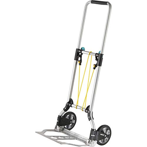 wolfcraft Carro de transporte TS 600, 5505000, Carretilla para sacos portátil plegable y estable