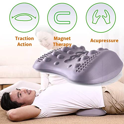 WPHGSin Masaje eléctrico Almohada de la Camilla de Espalda Baja for el Dolor de Dolor Lumbar crónico y Dolor Muscular del Cuello