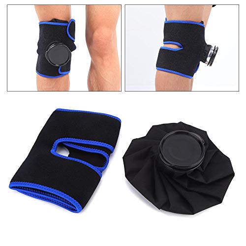 Wytino Paquete de Hielo para la Rodilla, frío/Calor Gel Compresión Brace Soporte Correa Se Utiliza para la Artritis Dolor Lesión atlética Osteoartritis Mujeres Hombres Deportes