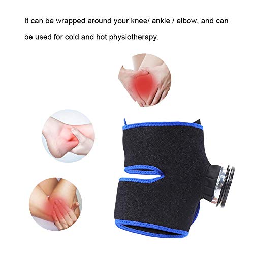 Wytino Paquete de Hielo para la Rodilla, frío/Calor Gel Compresión Brace Soporte Correa Se Utiliza para la Artritis Dolor Lesión atlética Osteoartritis Mujeres Hombres Deportes