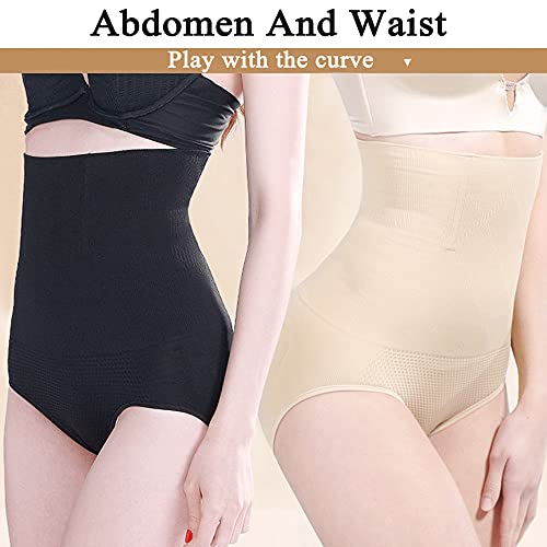 XDSP Cintura Alta Braguitas Moldeadora Fajas Reductoras, Body Shaper para Mujer Shapewear Faja Reductora Adelgazantes para Mujer (Black, L)