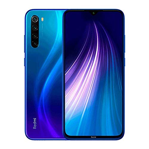 Xiaomi Redmi Note 8 - Smartphone de 6.3" FHD+ (Snapdragon 665 Octa Core, 4 GB RAM, 64 GB ROM, cámara trasera cuádruple de 48 MP, batería de 4000 mAh) Neptune Blue