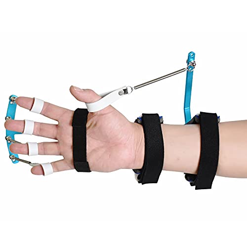 XIHAI Ferula Pulgar, MultifuncióN Protector Dedos Mano, AleacióN De Aluminio Ferula Dedo Ajustable ÓRtesis De Dedo Entrenamiento De RehabilitacióN De Dedos