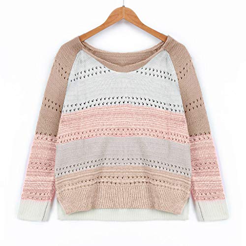 YANFANG Sudadera con Capucha para Mujer de Punto Invierno Casual de Color sólido con Cuello en v Manga Larga suéter Blusa Tops Sweatshirt Invierno