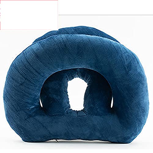 YLiansong-home Almohada de Viaje Office Siesta Almohada Almuerzo Rotura Almohada Niños Suele Sueño Almohada Mentir en la Almohada Soporte para el Cuello y la Cabeza (Color : Blue1, Tamaño : One-Size)