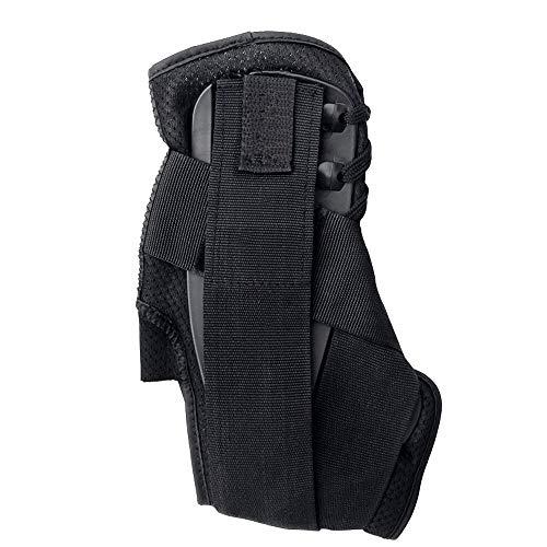 YMYGBH Kuangmi Tobillera Deportes Soporte Ajustable Correas del Tobillo del Pie Estabilizador Ortesis De Compresión De Fútbol Tobillo Calcetines Protector (Color : Black XL)