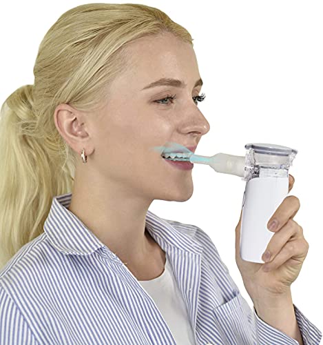 Ynpuz Nebulizador Portatil Inhalador, Inhaladores para Niños y Adultos, nebulizador de malla silencioso de tamaño bolsillo